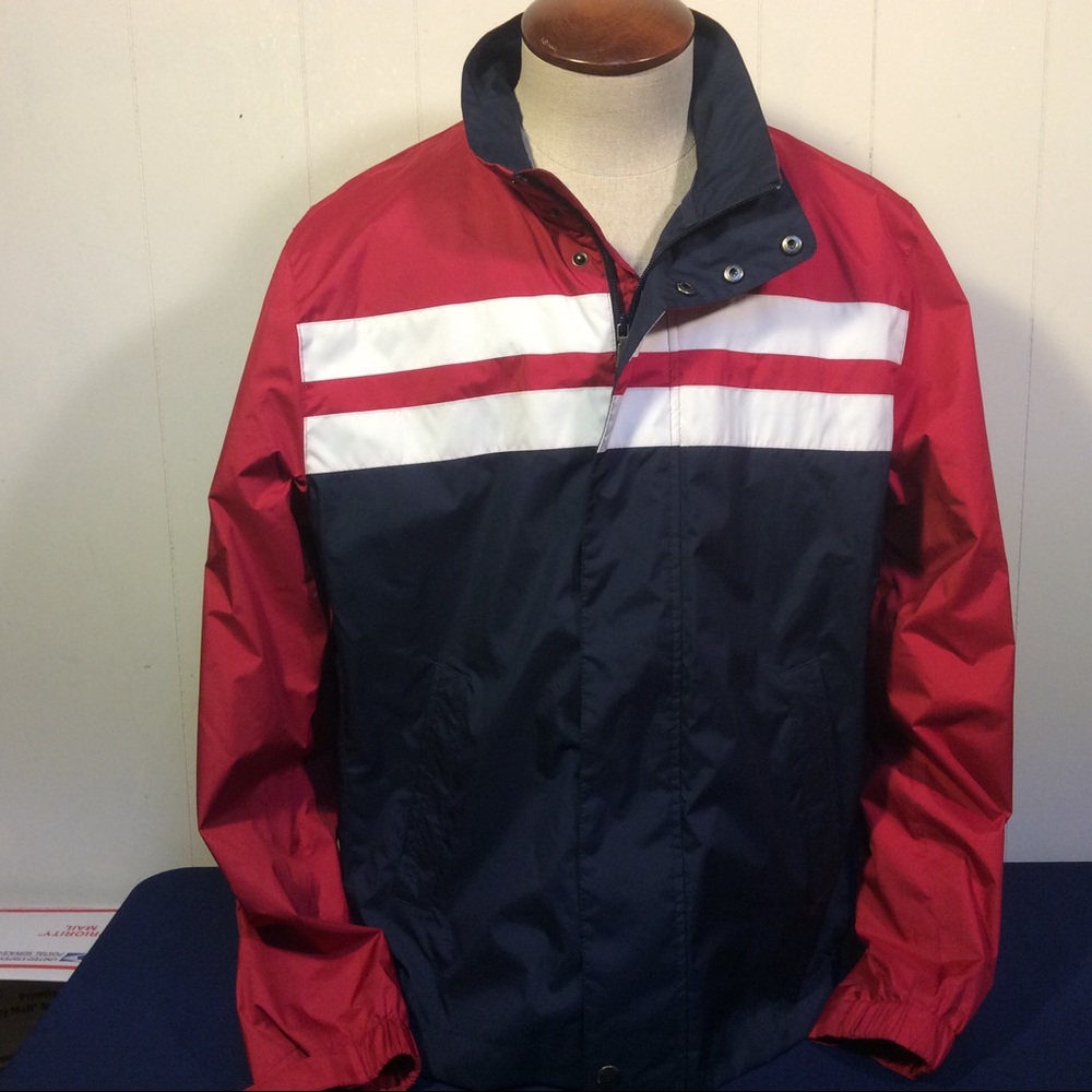 Brooks Brothers 346 mens Red White & Blue Jacket size XL